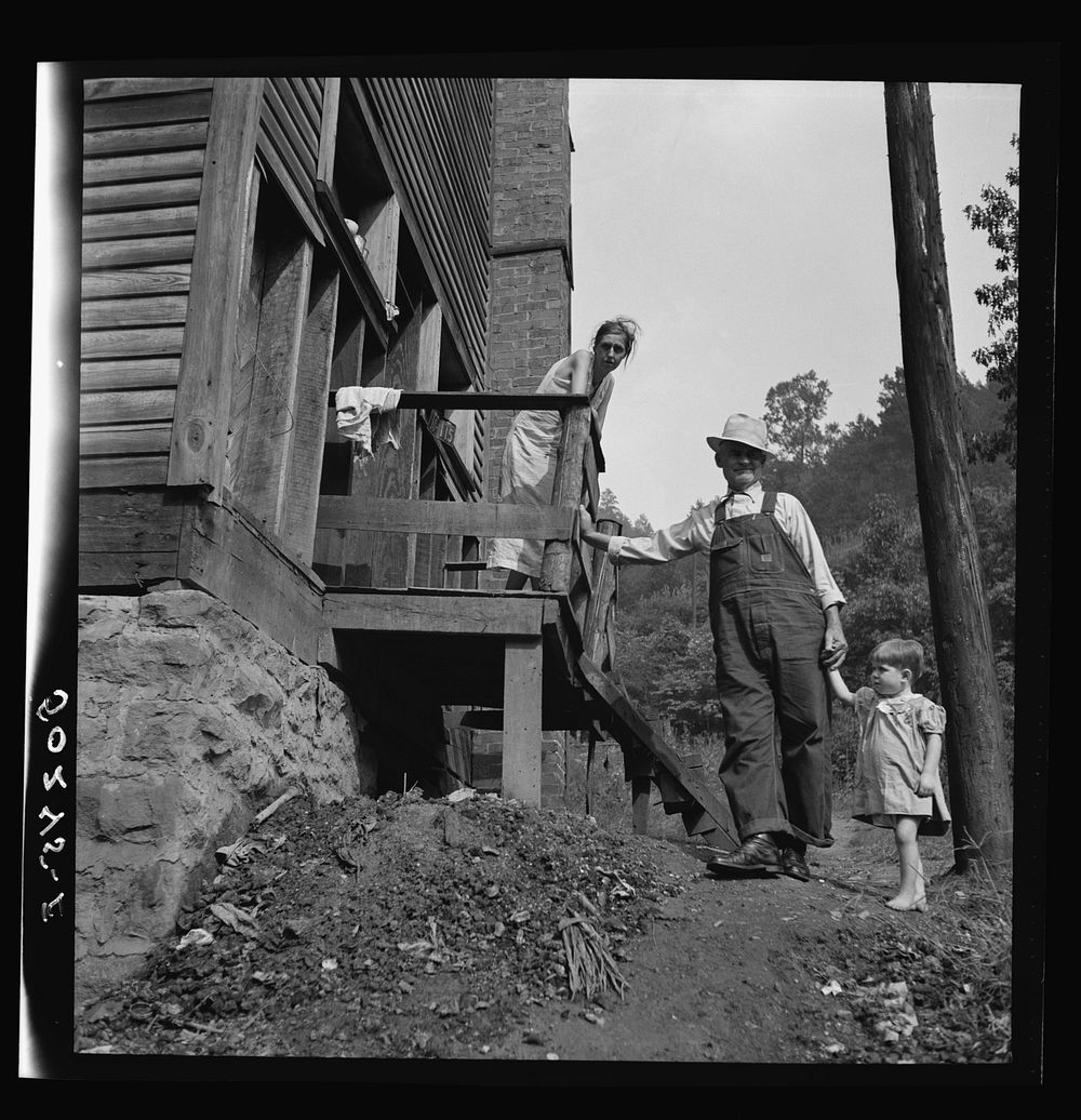 [Untitled photo, possibly related to: Wife and child of unemployed miner. Marine, West Virginia (see 50110 D)]. Sourced from…