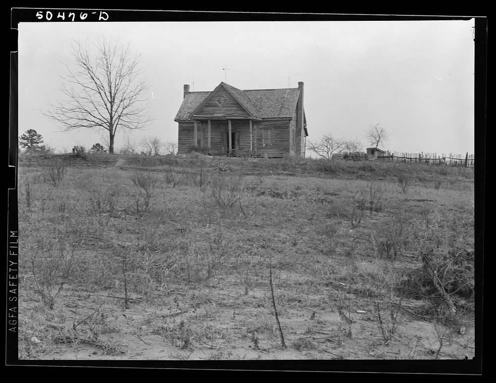 [Untitled photo, possibly related to: Typical of better home once owned by white people, but for past ten years owned by …