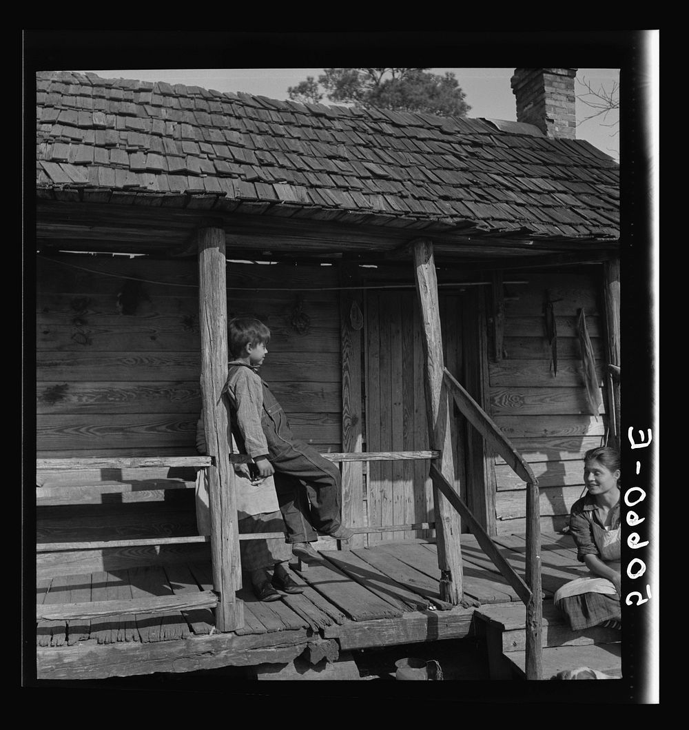 [Untitled photo, possibly related to: Daughter and son of Indian woman near Pembroke. Maxton, North Carolina]. Sourced from…