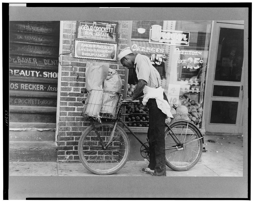 Delivery boy, Caruthersville, Missouri by Russell Lee