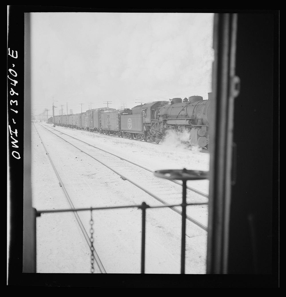 Freight operations on the Indiana Harbor Belt railroad between Chicago, Illinois and Hammond, Indiana. The train passes…