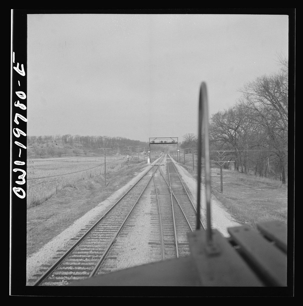 Craig, Kansas. Track crossover. For twelve and one half miles west of Argentine, the track reversal system is used. Sourced…