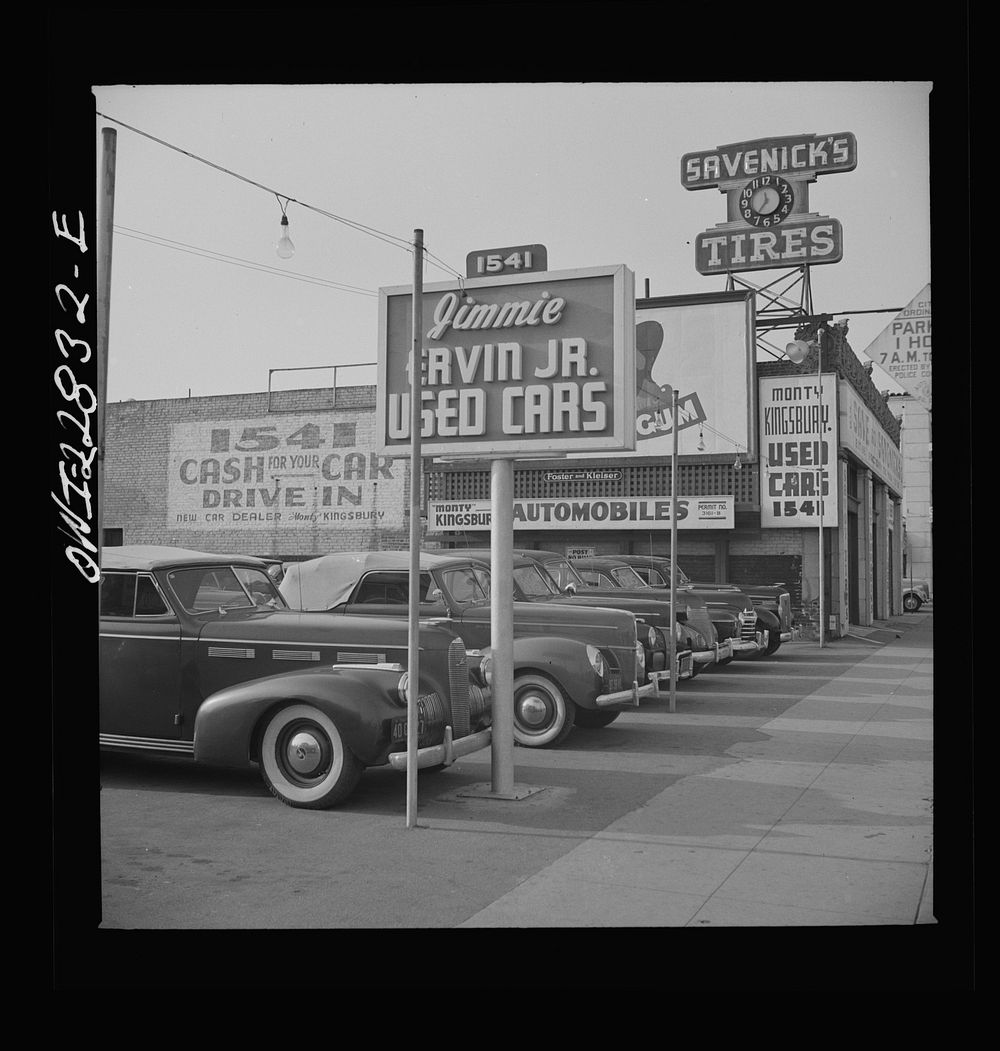 Hollywood, California. Used car lot Free Photo rawpixel