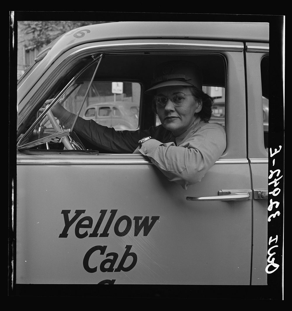 Philadelphia, Pennsylvania. Miss Mary E. Steiner, of 2817 North Twelfth Street, a driver for the Yellow Cab Company. She had…