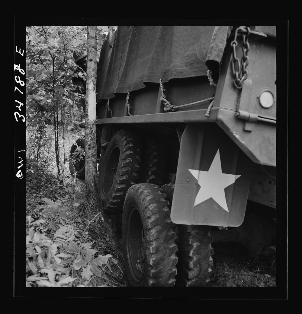 Warner Robins, Georgia. Air Service Command, Robins Field. Part of the training of the truck drivers of the depot group…