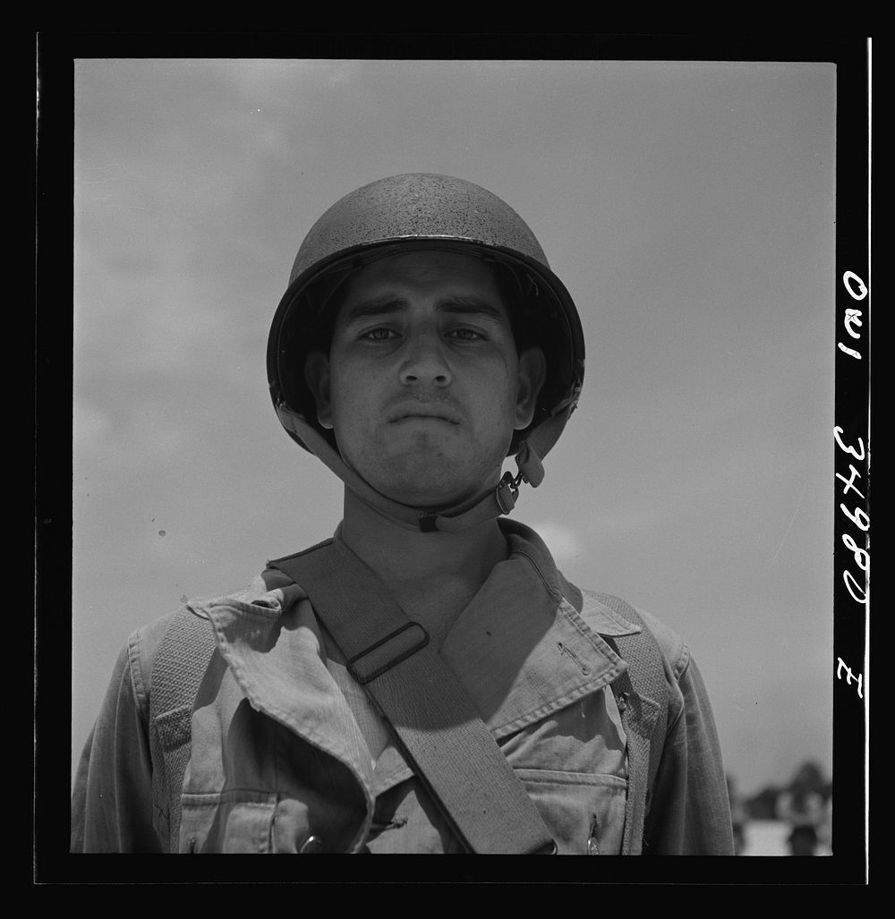 Daniel Field, Georgia. Air Service Command. Portrait of an enlisted man. Sourced from the Library of Congress.