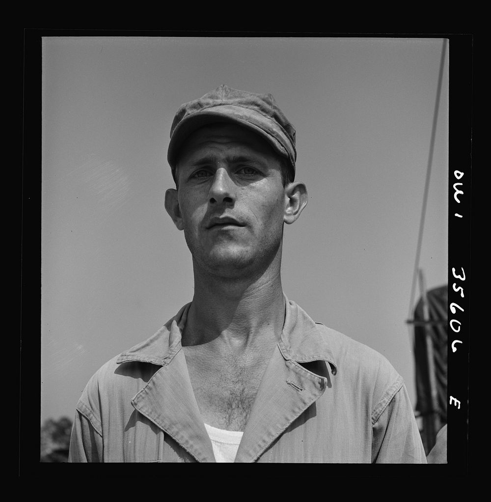 Myrtle Beach, South Carolina. Air Service Command. Corporal Paul Wenger, instrument repair man with a mobile unit. Corporal…