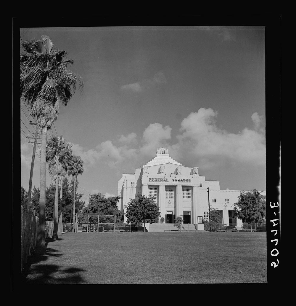 Federal theatre. Miami, Florida. Sourced from the Library of Congress.