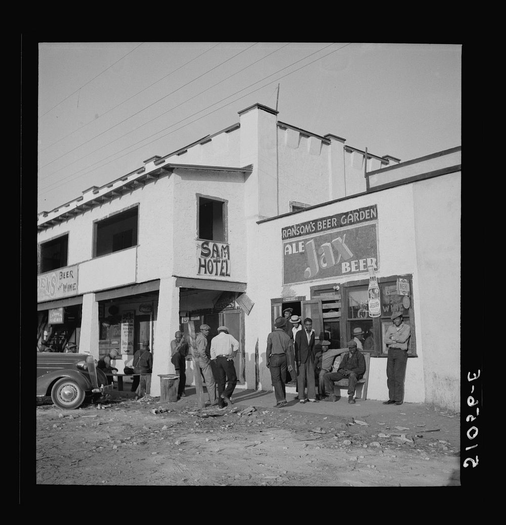 [Untitled photo, possibly related to: Hotel and rooming house, very overcrowded, very bad sanitary conditions in  section of…