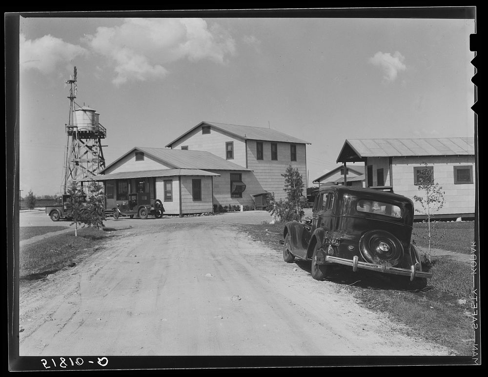 Commissary and home for  workers in cane fields.  USSC (United States Sugar Corporation), Clewiston, Florida. Sourced from…