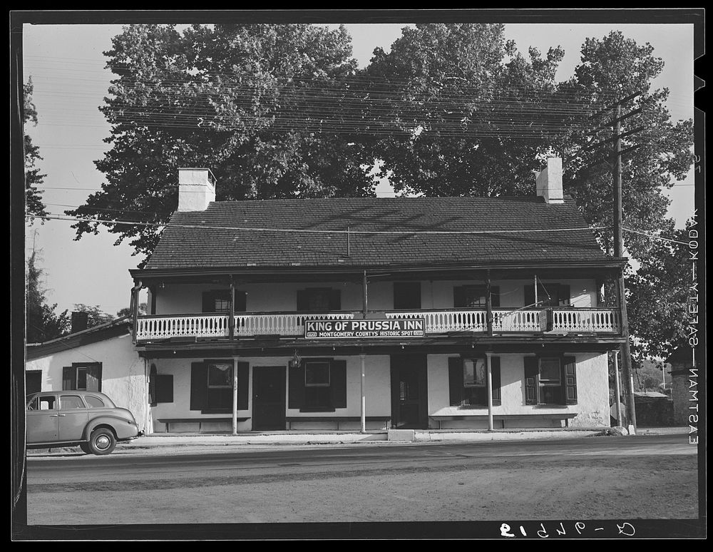 "King Of Prussia" Inn. Montgomery County, Pennsylvania. Sourced from the Library of Congress.