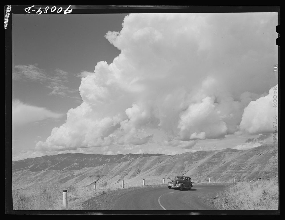 Highway scene. Idaho County, Idaho by Russell Lee