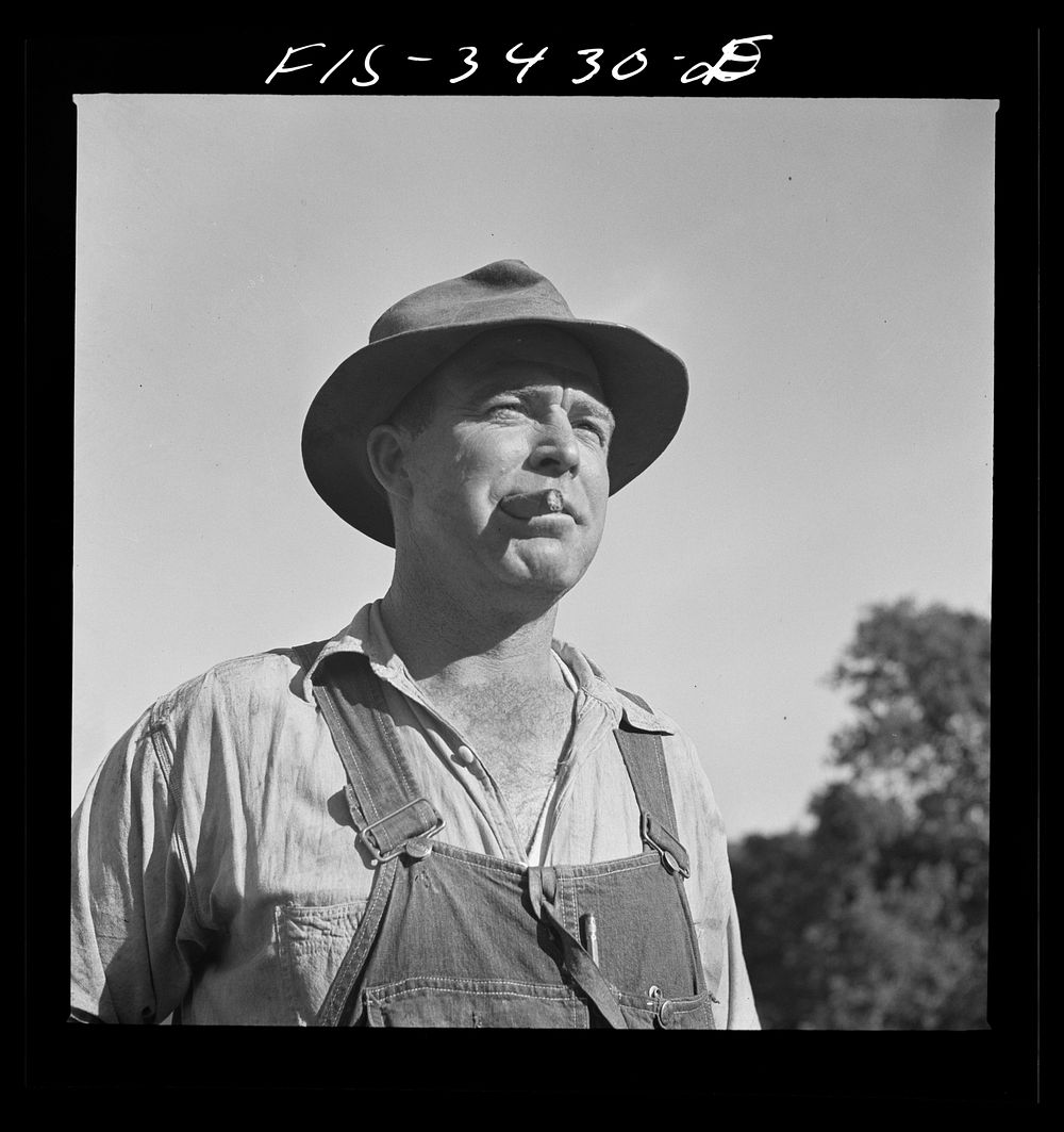 Kern County, California. One of the McKee brothers who own and operate the Tungsten Chief Mine and mill by Russell Lee