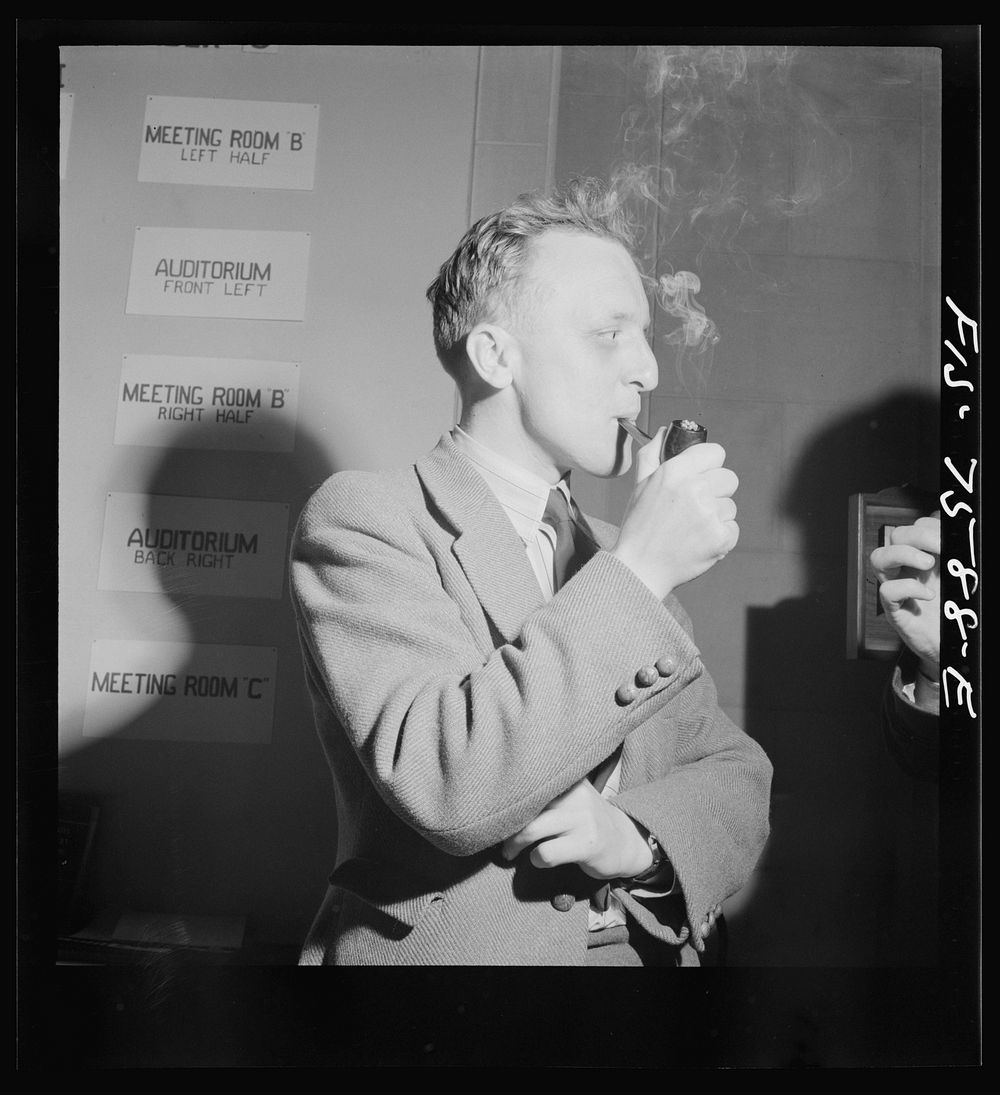 Washington, D.C. International youth assembly. Alan Boothe, a delegate from Great Britain. Sourced from the Library of…