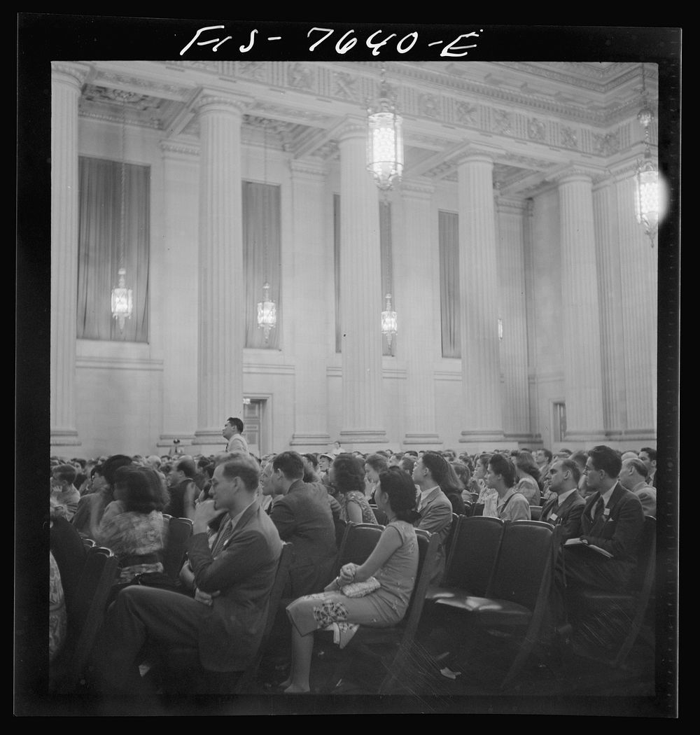 [Untitled photo, possibly related to: Washington, D.C. International youth assembly. General view]. Sourced from the Library…