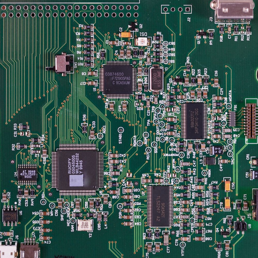 Free circuit board image, public domain CC0 photo.