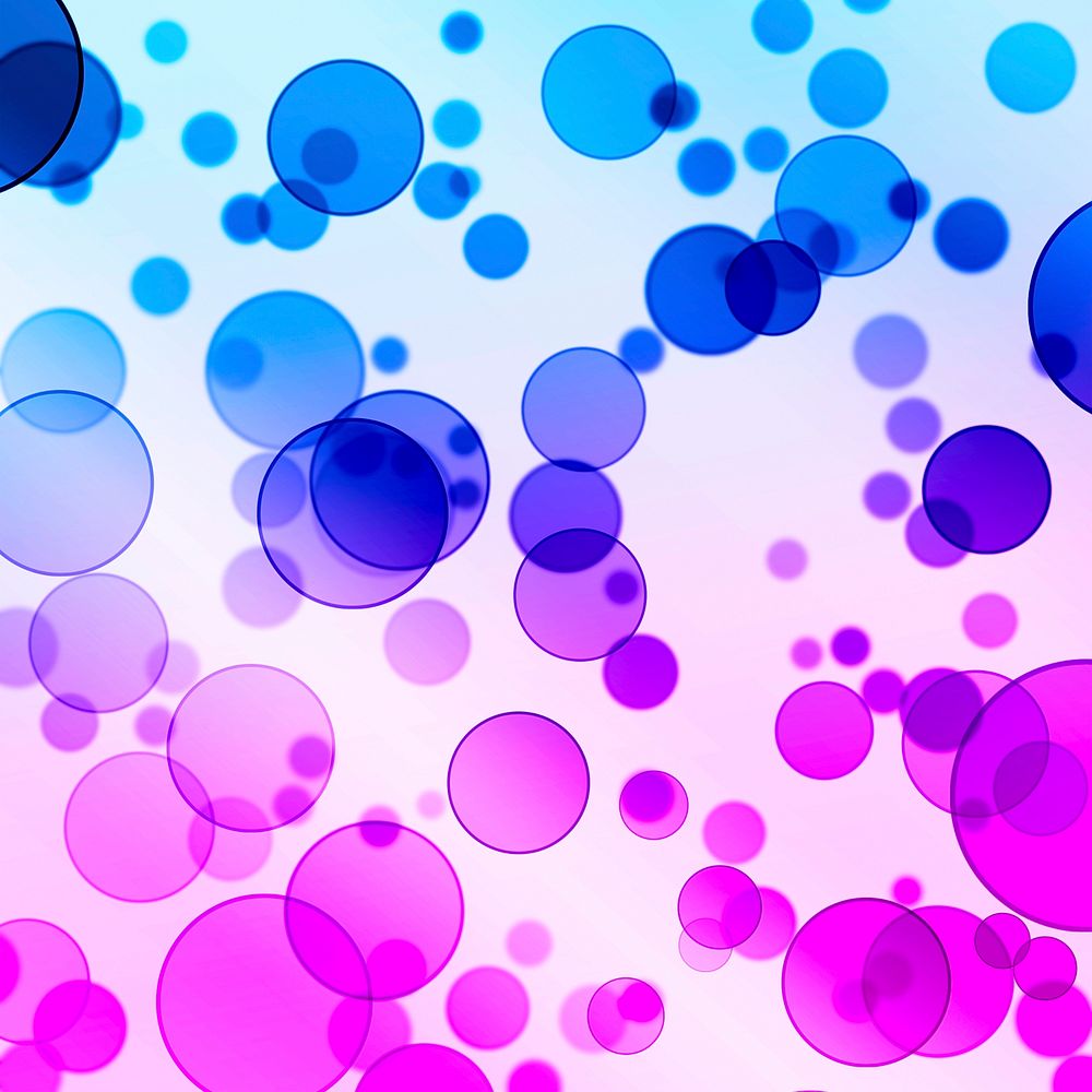 Gradient bubbles background, free public domain CC0 photo.