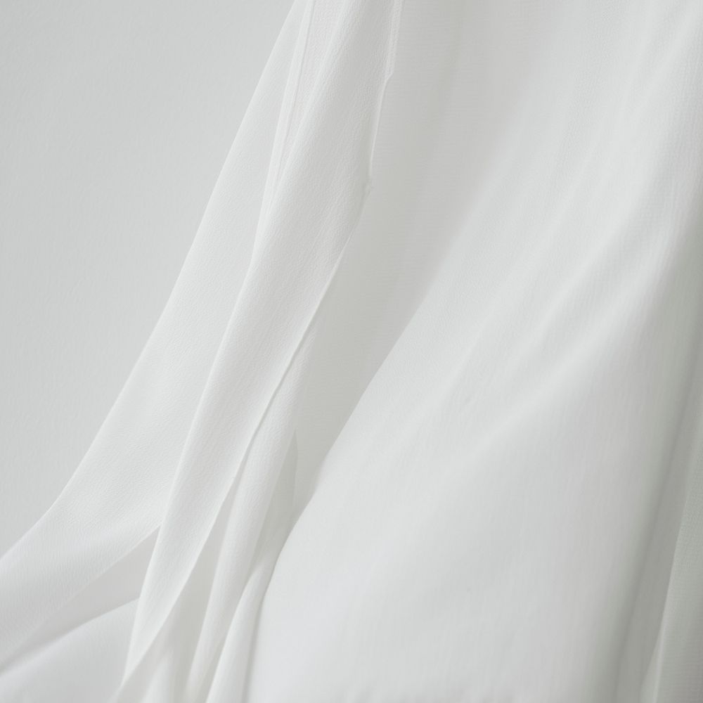 Flowing white curtain motion textured background