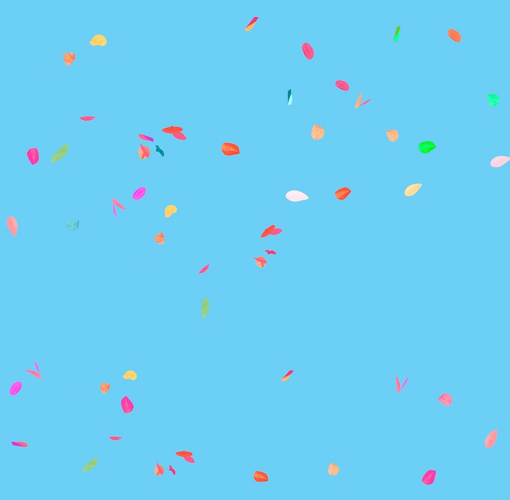 Colorful confetti wallpaper | Premium PSD - rawpixel