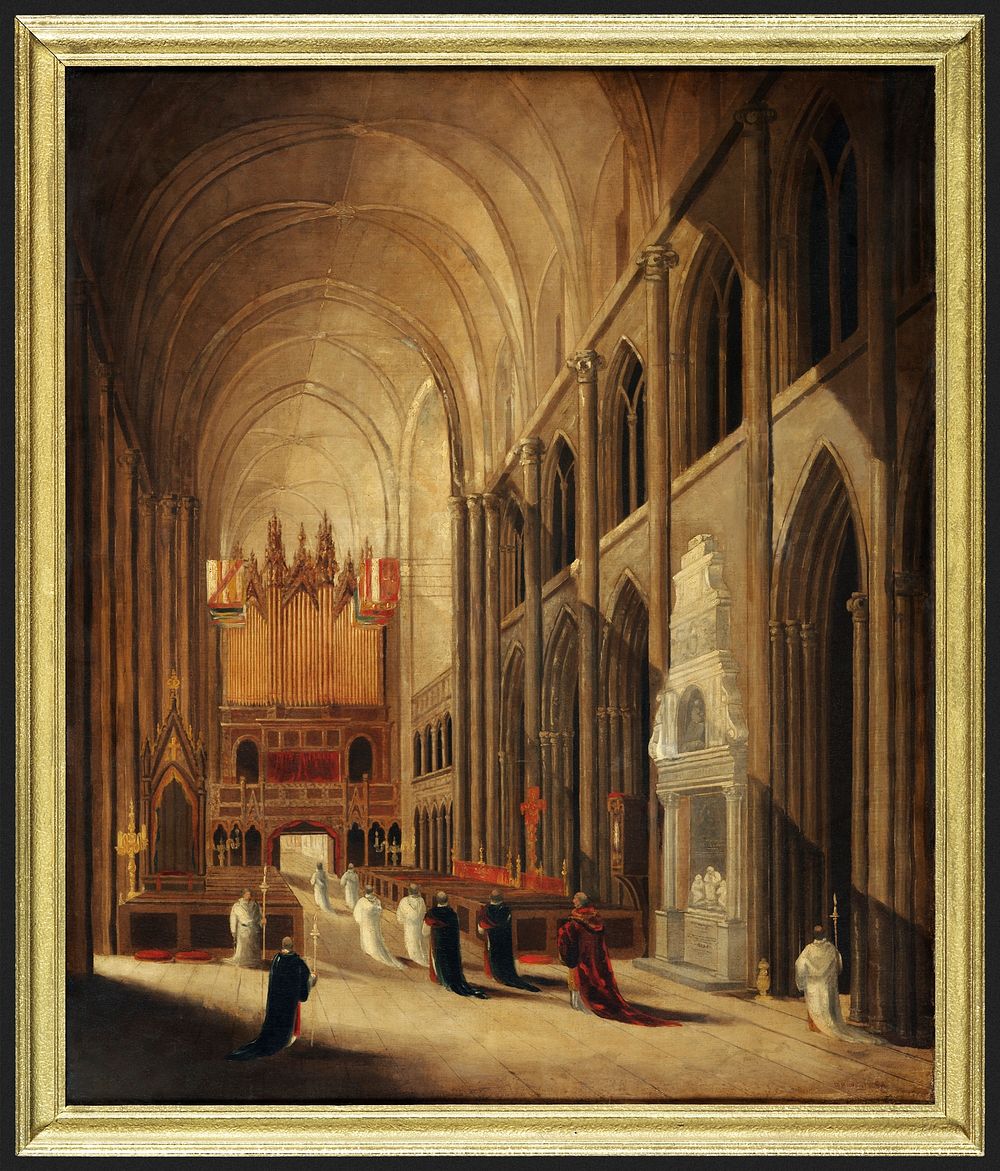 Going to Mass (n.d.) byDavid Roberts. Original from Museum of New Zealand. Digitally enhanced by rawpixel.