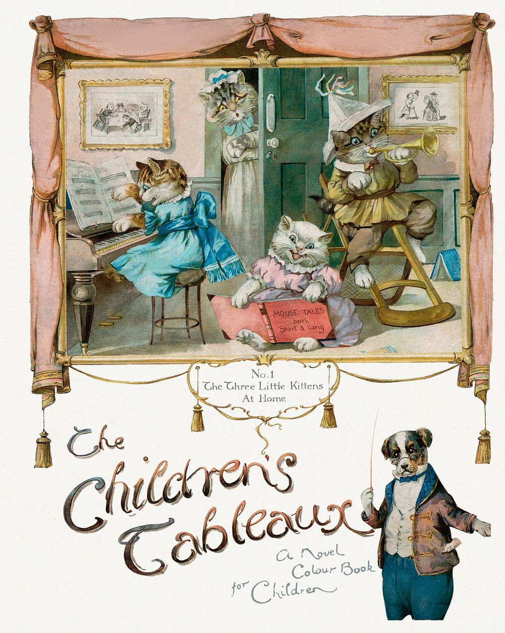 The Children's Tableaux, A Novel Colour Book with Pictures Arranged as Tableaux (1895) byErnest Nister. Original from The…