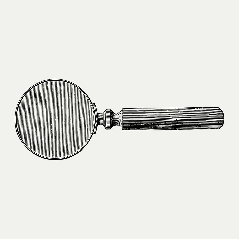 Magnifying glass illustration vector