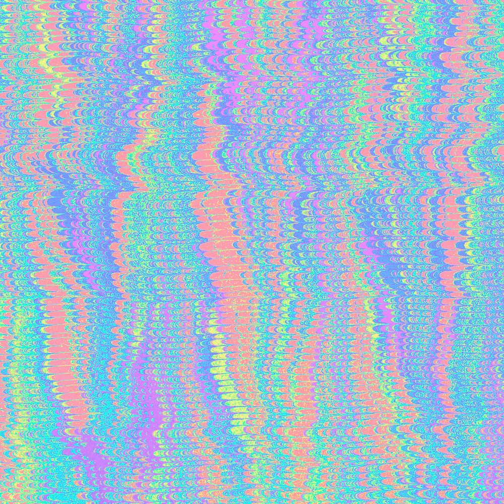 Colorful neon glitch patterned background