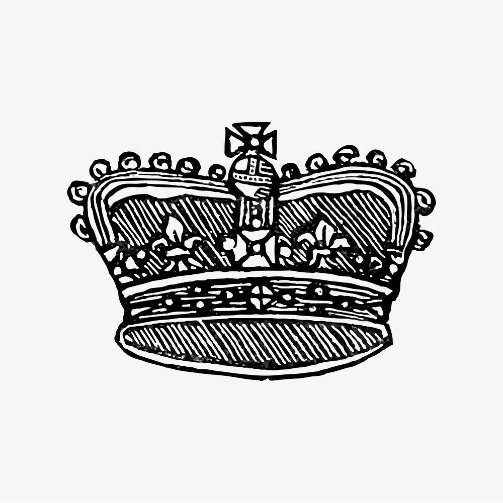 Royal crown illustration vector