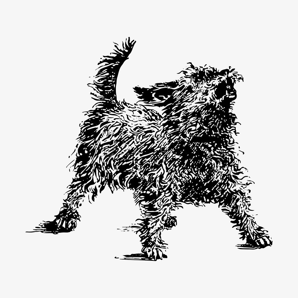 Cute pet yorkshire illustration vector