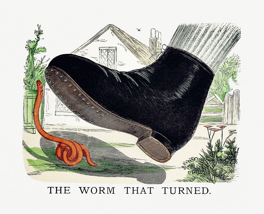 Drawing of the worm that turned