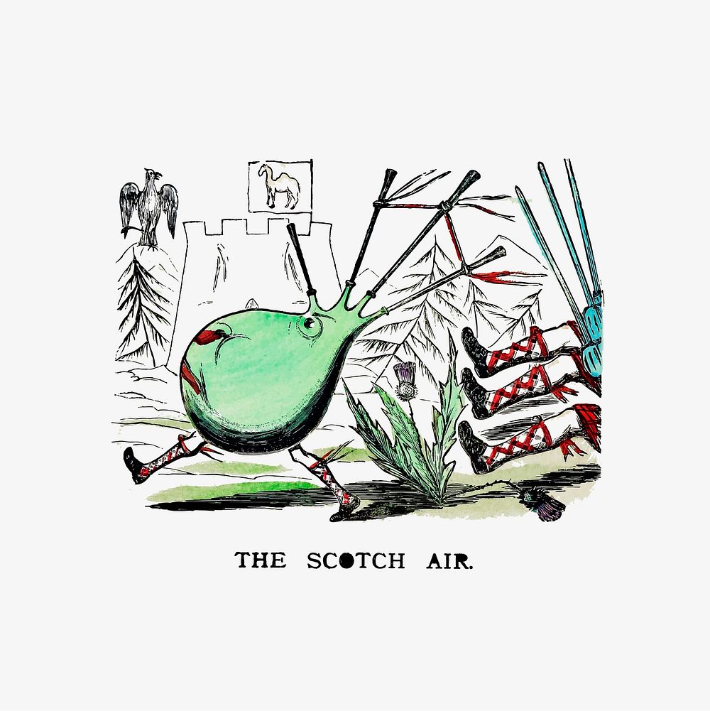 Scotch air illustration vector