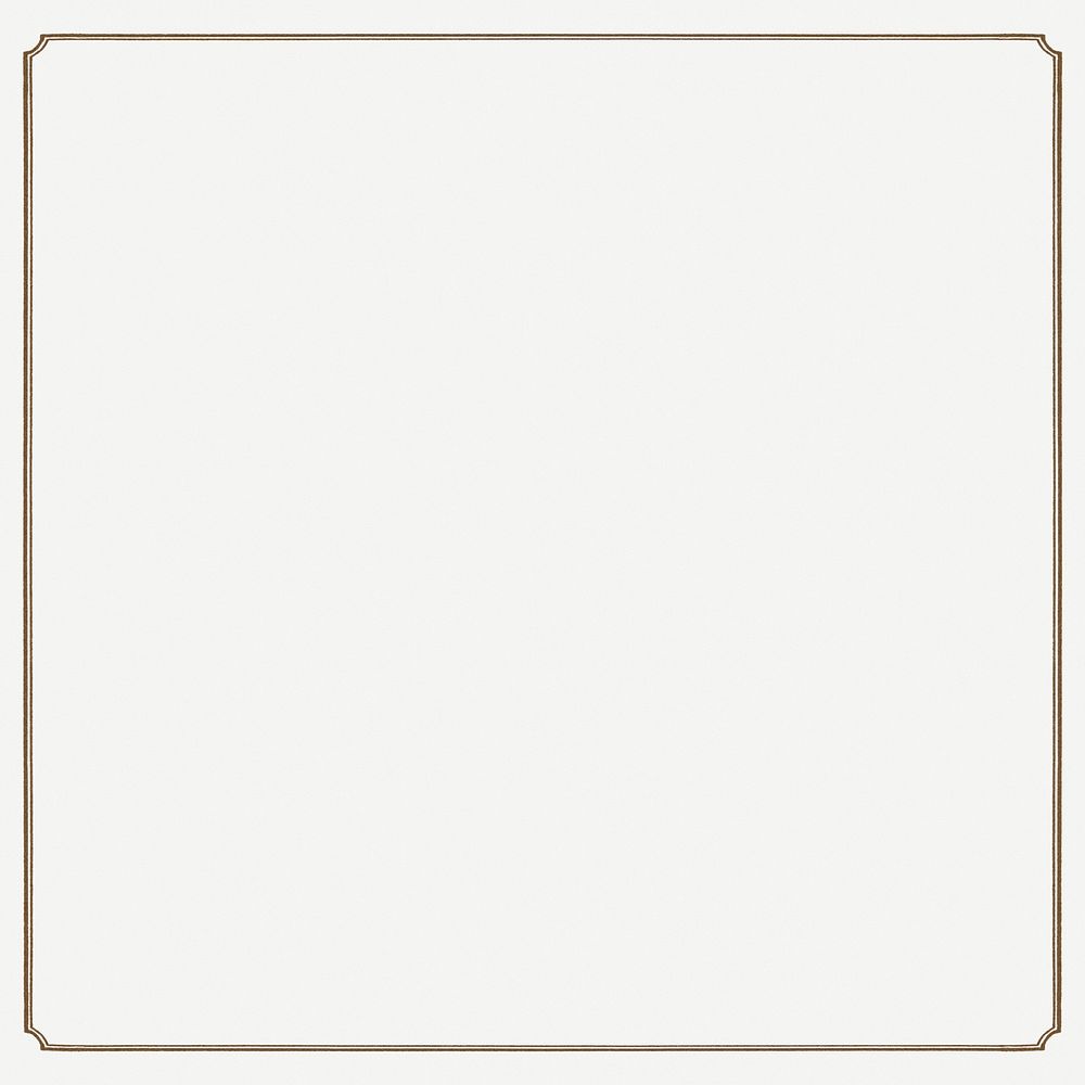 Simple golden frame design element 