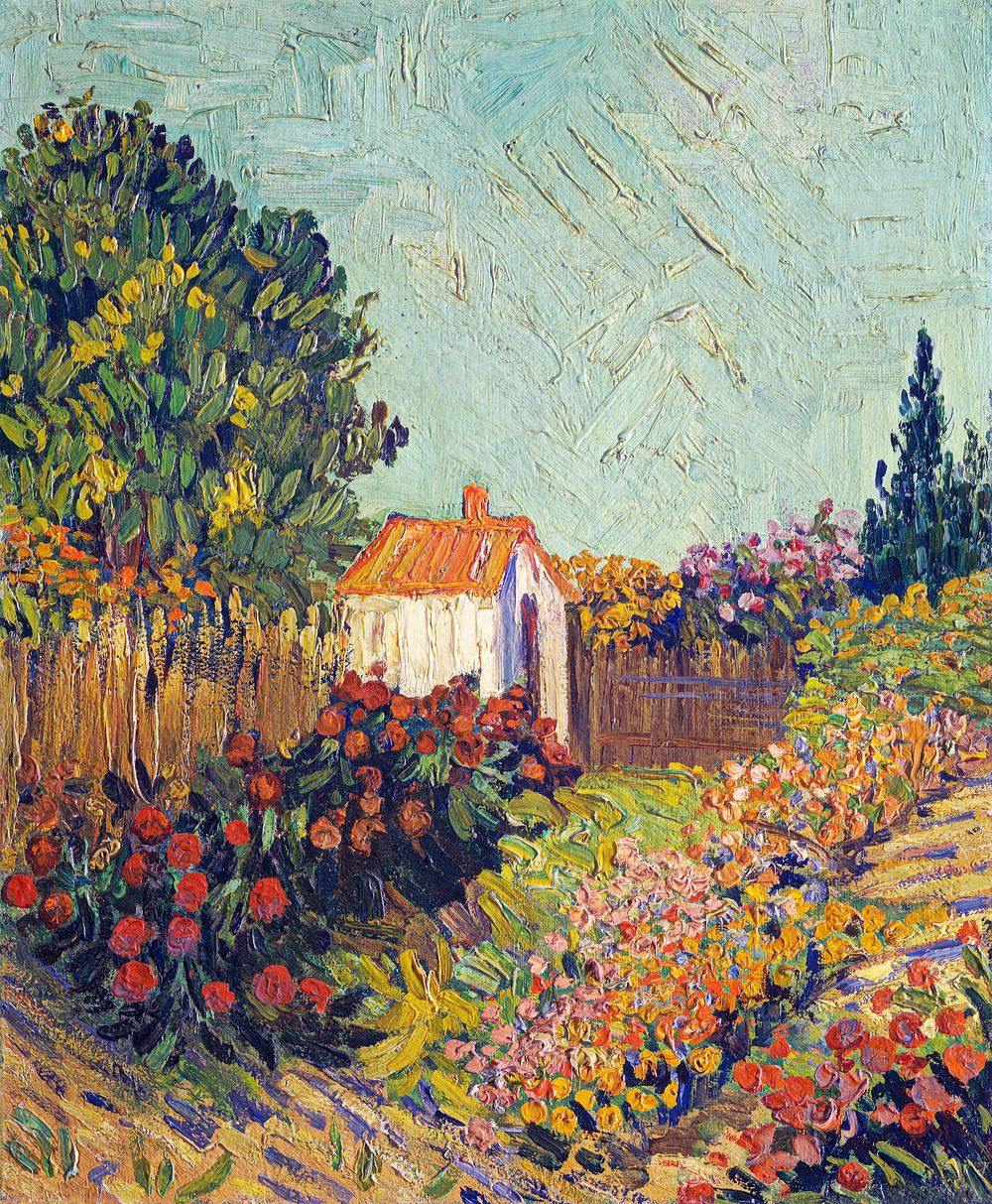 Landscape (1925&ndash;1928) by Vincent van Gogh. Original from The National Gallery of Art. Digitally enhanced by rawpixel.