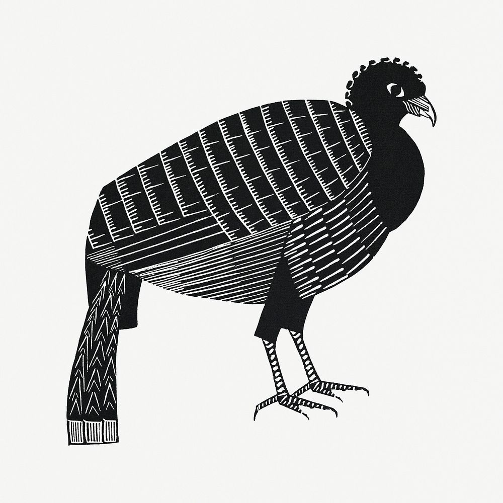 Vintage peacock psd animal art print, remix from artworks by Samuel Jessurun de Mesquita