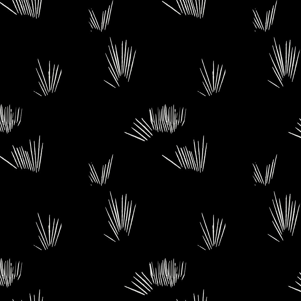 Vintage scratch mark pattern black background vector, remix from artworks by Samuel Jessurun de Mesquita