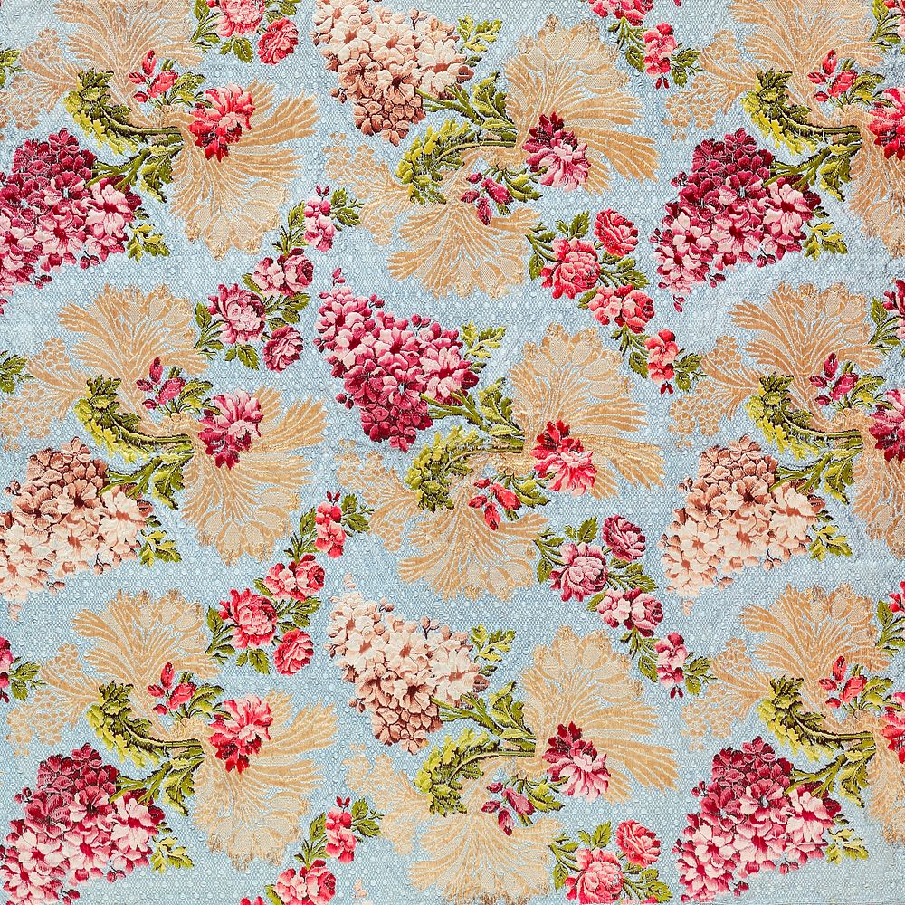 Floral brocade in high resolution from the 18th century. Original from The Cleveland Museum of Art. Digitally enhanced by…