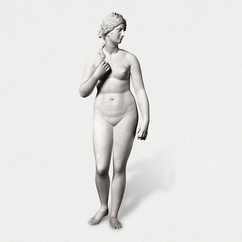 Venus design element, aesthetic Roman goddess psd collage element