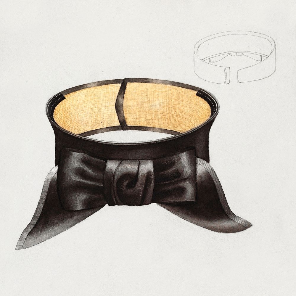 Cravat (ca. 1937) by Marie Mitchell. Original from The National Gallery of Art. Digitally enhanced by rawpixel.