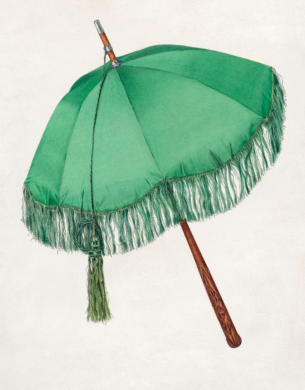 Parasol (c. 1935&ndash;1942) by Virginia Berge. Original from The National Gallery of Art. Digitally enhanced by rawpixel.