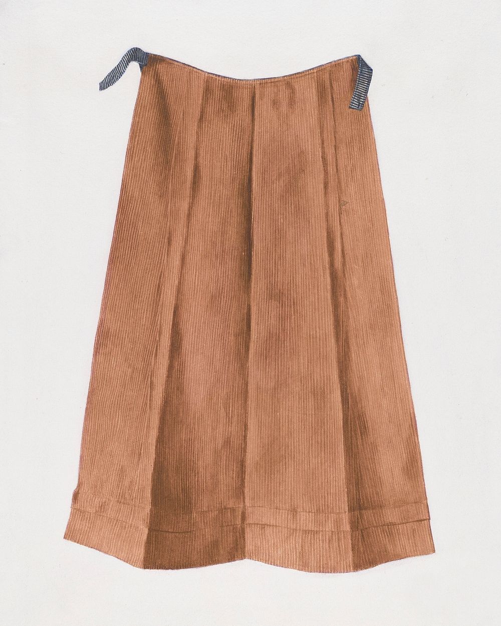 Shaker Woman's Apron (c. 1936) by Betty Fuerst. Original from The National Gallery of Art. Digitally enhanced by rawpixel.