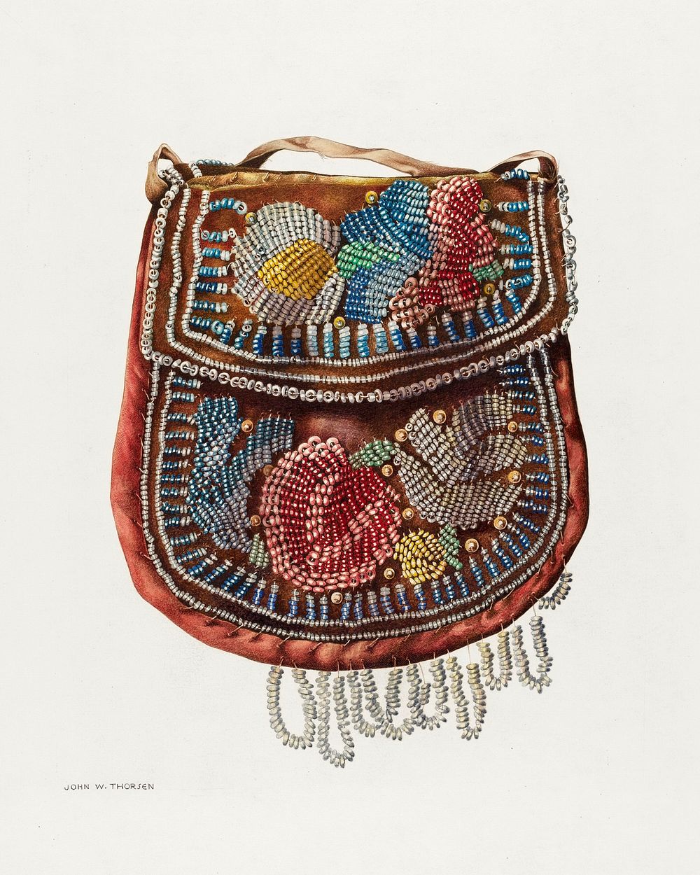 Bag (ca. 1941) by John Thorsen. Original from The National Gallery of Art. Digitally enhanced by rawpixel.