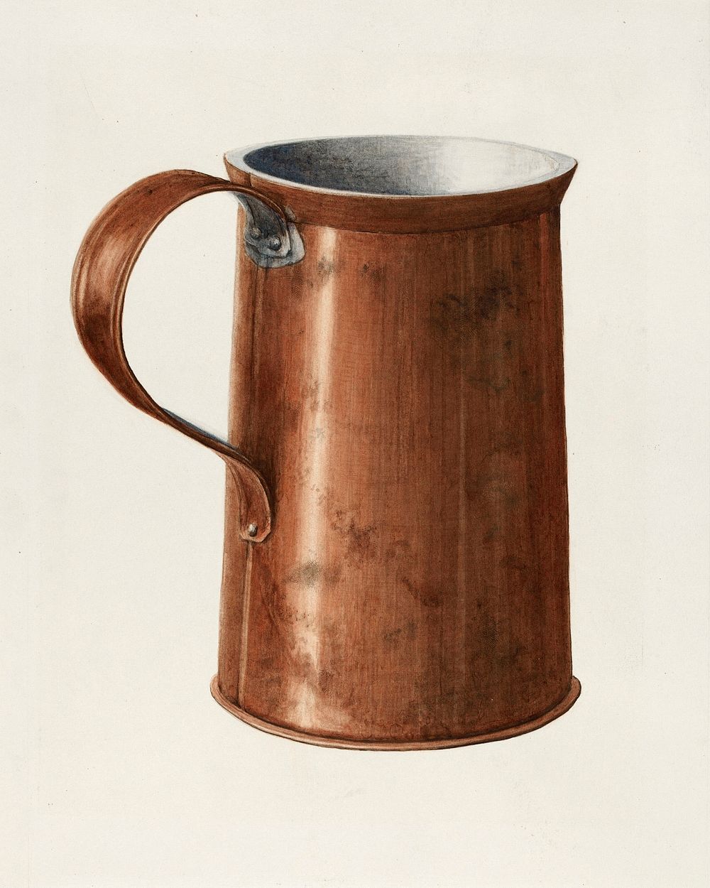 Copper Measuring Cup (ca.1938) by Wilford H. Shurtliff. Original from The National Gallery of Art. Digitally enhanced by…