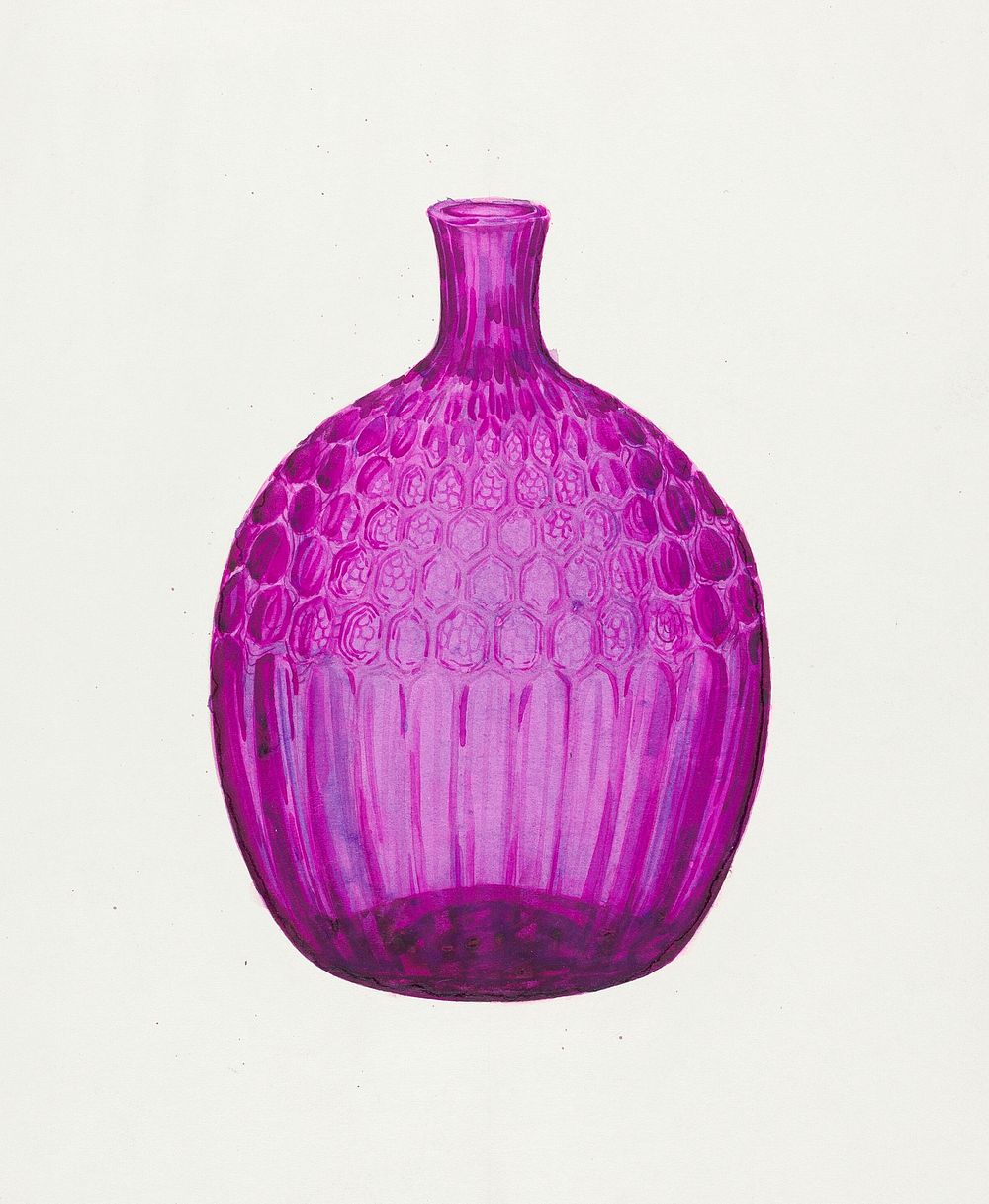 Flask (ca. 1940) by John Dana. Original from The National Gallery of Art. Digitally enhanced by rawpixel.