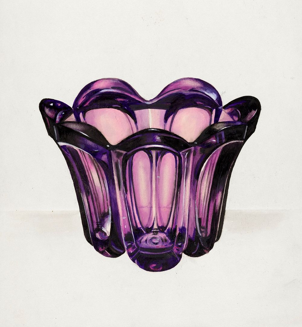 Finger Bowl (1935–1942) by John Tarantino. Original from The National Gallery of Art. Digitally enhanced by rawpixel.