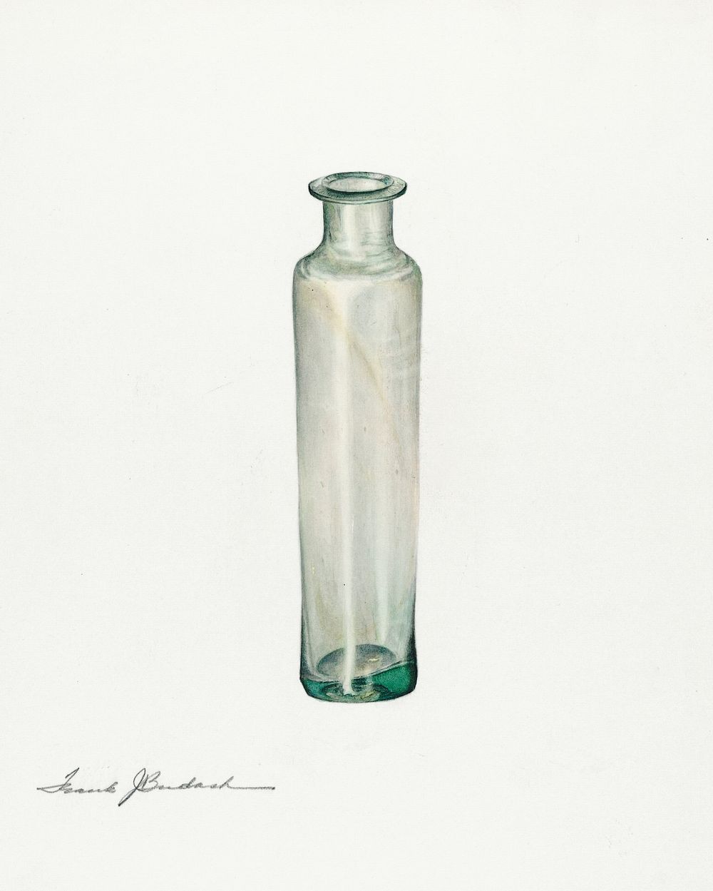 Medicine Bottle (ca. 1938) by Frank Budash. Original from The National Gallery of Art. Digitally enhanced by rawpixel.