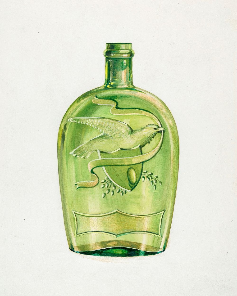 Liquor Flask (1935–1942) by Charles Caseau. Original from The National Gallery of Art. Digitally enhanced by rawpixel.