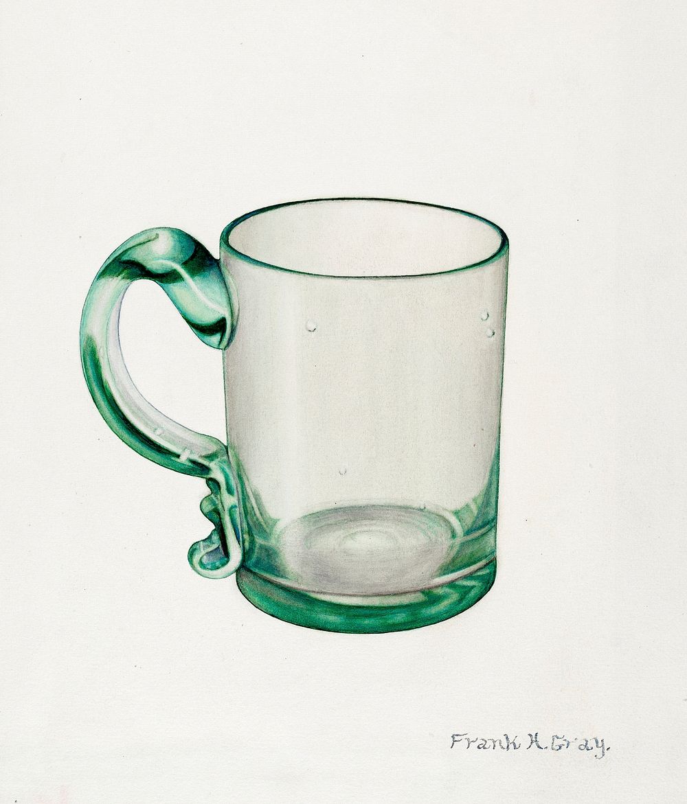 Mug (ca. 1939) by Frank Gray. Original from The National Gallery of Art. Digitally enhanced by rawpixel.
