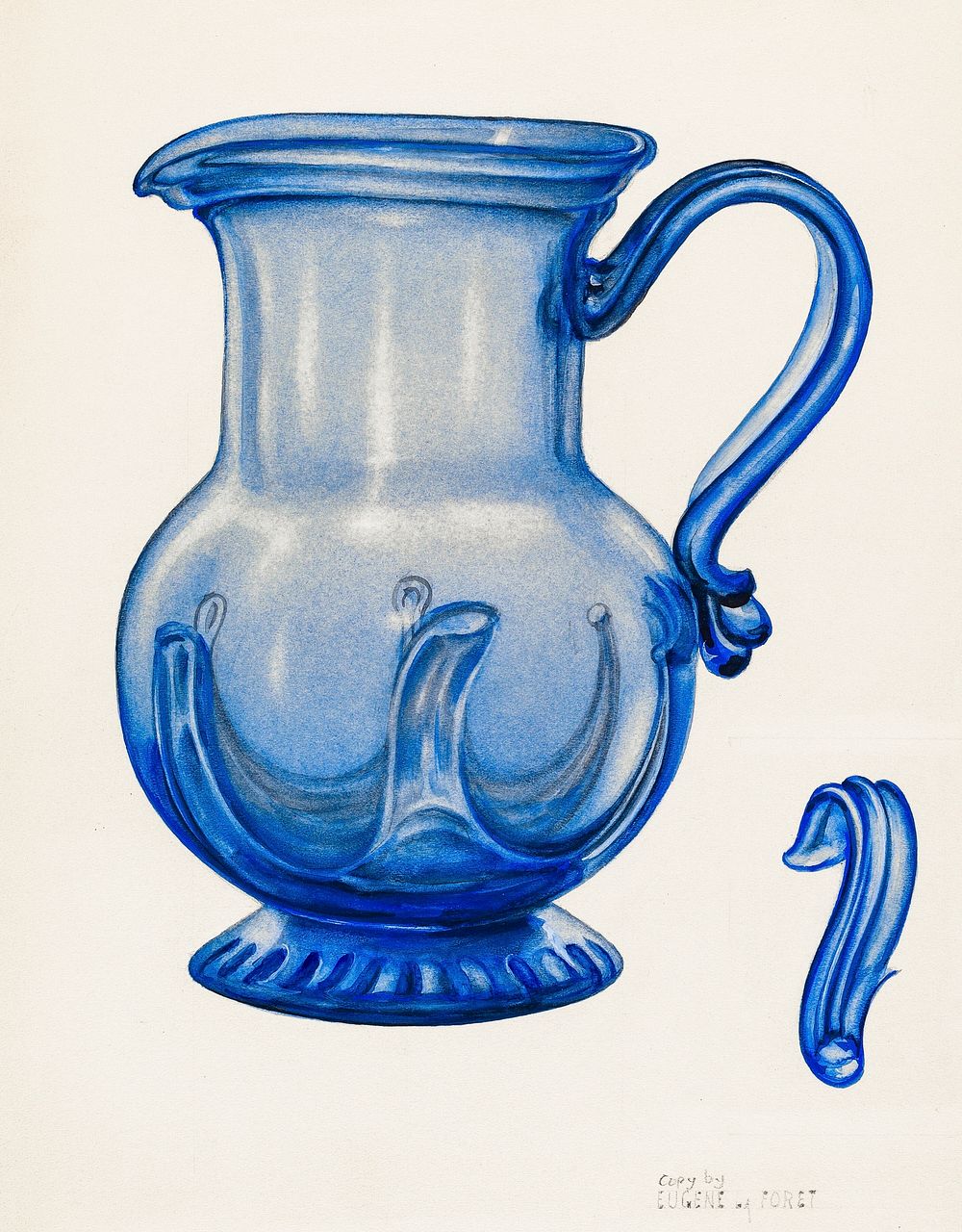 Pitcher (1935&ndash;1942) by Eugene la Foret. Original from The National Gallery of Art. Digitally enhanced by rawpixel.