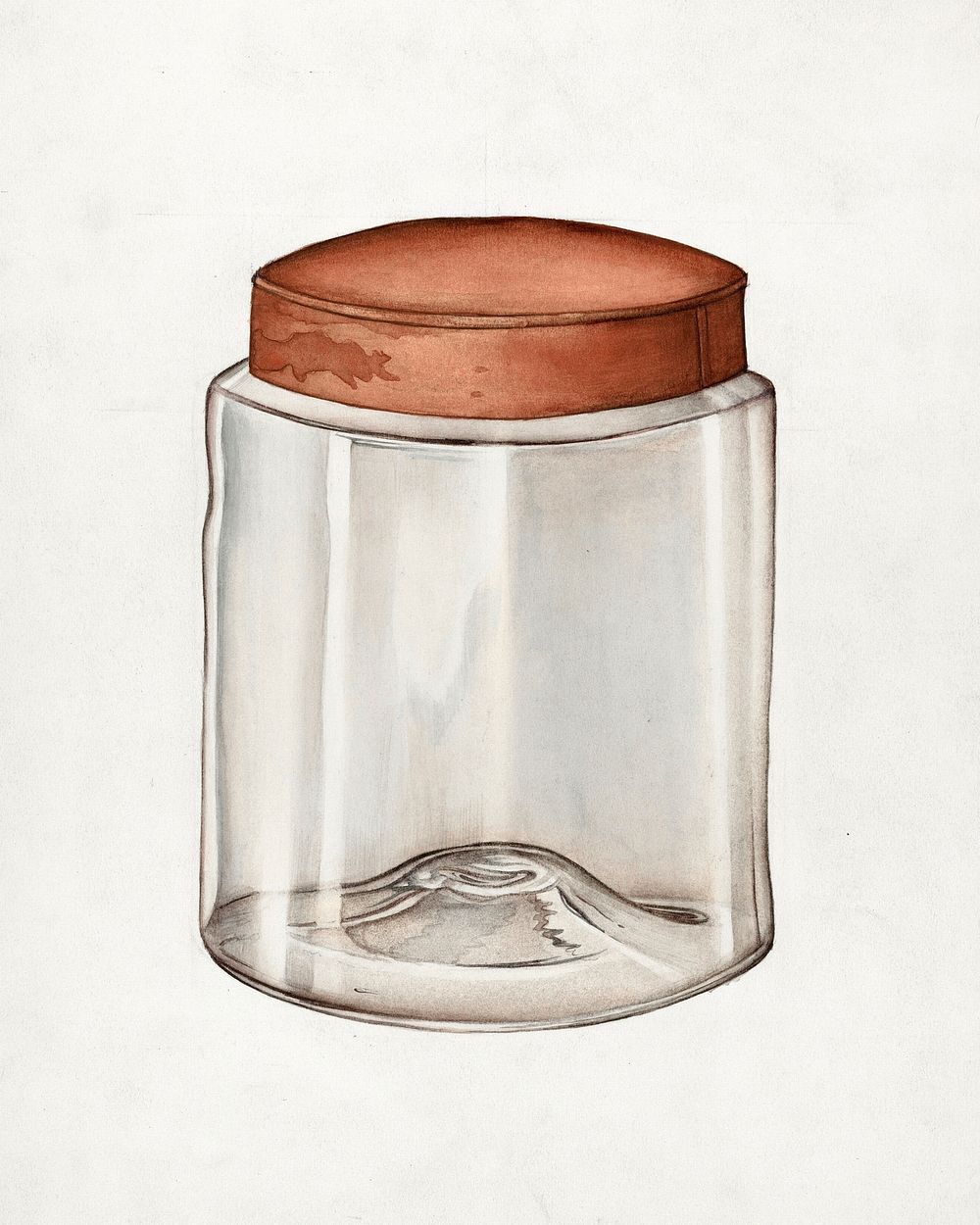 Shaker Sugar Jar (1941) by Charles Goodwin. Original from The National Gallery of Art. Digitally enhanced by rawpixel.