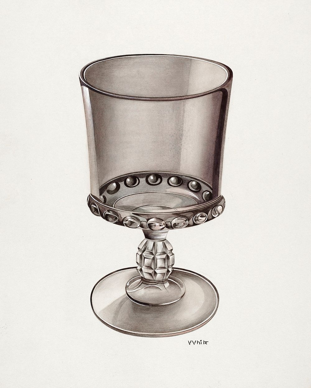Spoon Holder (ca.1937) by Edward White. Original from The National Gallery of Art. Digitally enhanced by rawpixel.